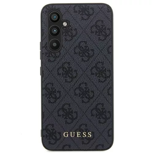 GUESS tok Samsung Galaxy A35 készülékhez GUOHCSA35G4GFGR PU 4G Classic Metal Logo fekete