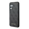 GUESS tok Samsung Galaxy A35 készülékhez GUOHCSA35G4GFGR PU 4G Classic Metal Logo fekete
