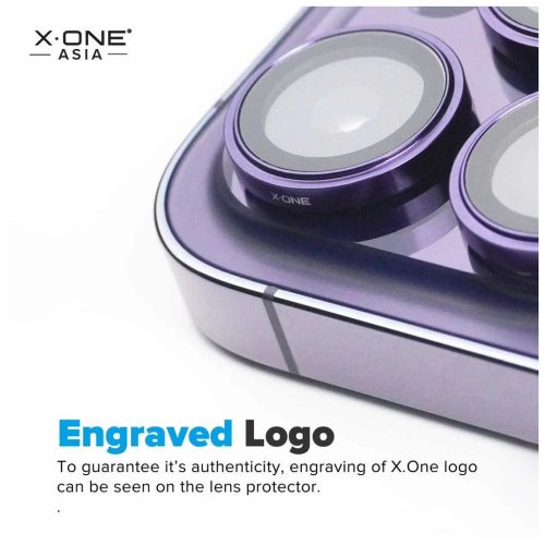 X-ONE Sapphire Camera Armor Pro kameravédő iPhone 16/16 Plus készülékhez ezüst