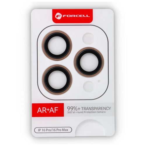 Forcell Premium kamera üvegfólia iPhone 16 Pro / 16 Pro Max készülékhez sivatagi titán