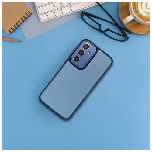 VARIETE tok SAMSUNG S24 FE készülékhez tengerészkék