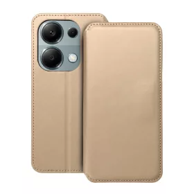   DUAL POCKET könyvtok XIAOMI Redmi Note 13 Pro 4G készülékhez arany