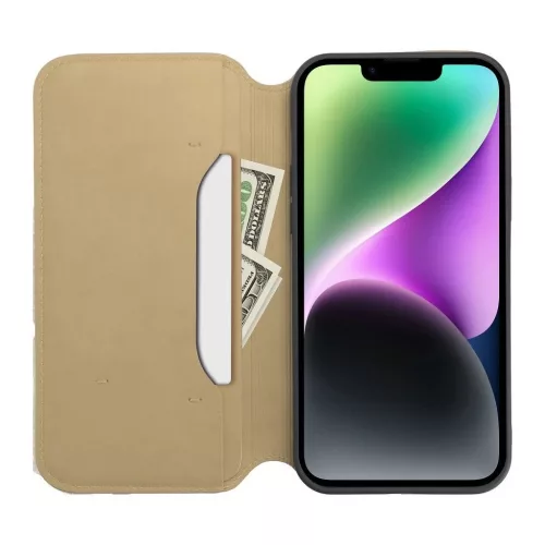 DUAL POCKET könyvtok XIAOMI Redmi Note 13 Pro 4G készülékhez arany