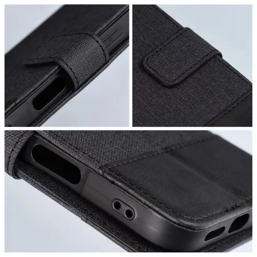 GOMMA Book tok Xiaomi Redmi Note 14 4G készülékhez fekete