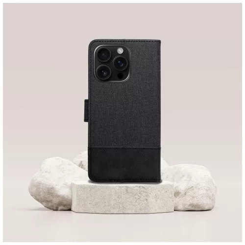 GOMMA Book tok Xiaomi Redmi Note 14 4G készülékhez fekete