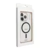 Tok iPhone 17 készülékhez AIR Drop Glue Colorful Ring Mag Cover, MagSafe-kompatibilis, fekete