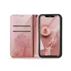 MEZZO könyvtok XIAOMI Redmi Note 10 Pro készülékhez rózsaarany