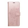 MEZZO könyvtok XIAOMI Redmi Note 10 Pro készülékhez rózsaarany