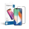 iPhone X készülékhez Blue Star 5D teljes ragasztórétegű edzett üvegfólia fekete