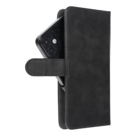   Univerzális COMMON L méretű könyvtok iPhone 6 Plus, 7 Plus, 8 Plus, XS Max, 11 Pro Max; Samsung Galaxy S20 FE, S21 FE, S10 Plus, A10, A32, A54; Xiaomi 12 Lite; Huawei P30 Pro készülékekhez, fekete