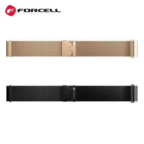 Forcell F-Design FS10 mágneses acél szíj Samsung Galaxy Watch készülékhez 22 mm arany