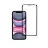 Blue Star 5D edzett üvegfólia iPhone XR és 11 készülékhez (full glue) fekete