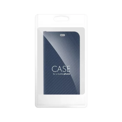 LUNA Book Carbon tok Xiaomi Redmi Note 14 4G készülékhez (GLOBAL - 163,25 mm × 76,55 mm × 8,16 mm) kék
