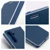 LUNA Book Carbon tok Xiaomi Redmi Note 14 4G készülékhez (GLOBAL - 163,25 mm × 76,55 mm × 8,16 mm) kék