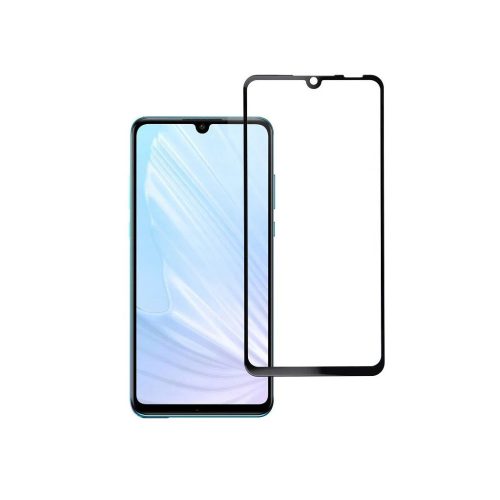 Huawei P30 LITE készülékhez Blue Star 5D edzett üvegfólia, teliragasztós, tokbarát, fekete