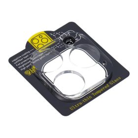   5D teljes ragasztású kamera edzett üvegfólia iPhone 16 Pro Max készülékhez átlátszó