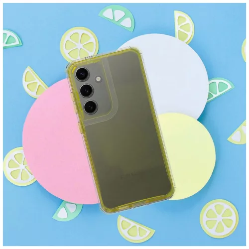 Xiaomi Redmi Note 14 Pro 5G és Xiaomi Redmi Note 14 Pro Plus 5G készülékhez Matrix Clear tok, sárga