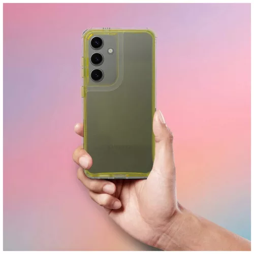 Xiaomi Redmi Note 14 Pro 5G és Xiaomi Redmi Note 14 Pro Plus 5G készülékhez Matrix Clear tok, sárga