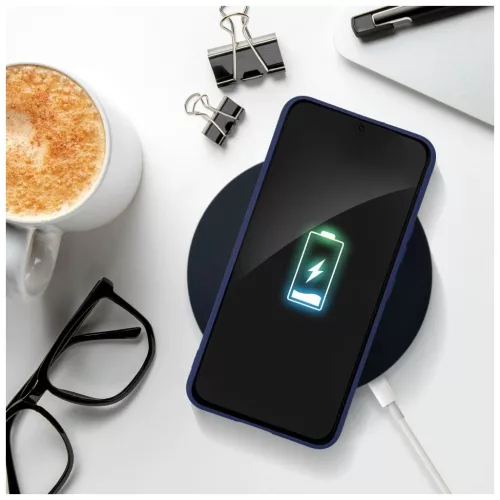 Puha tok Samsung S23 Plus készülékhez sötétkék