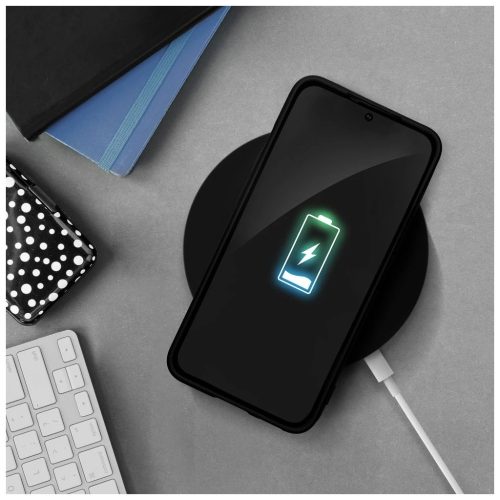 Samsung Galaxy A34 5G készülékhez szilikon tok, fekete