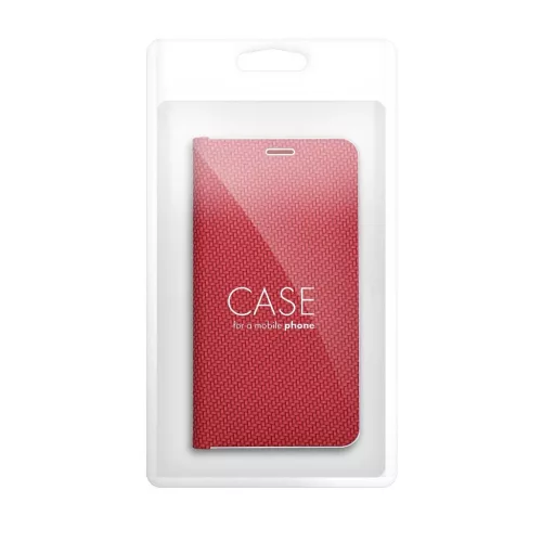 LUNA Book Carbon tok XIAOMI Redmi Note 14 4G készülékhez piros