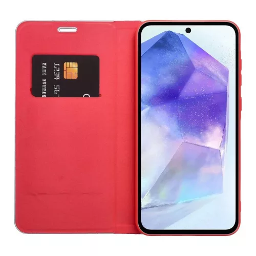 LUNA Book Carbon tok XIAOMI Redmi Note 14 4G készülékhez piros