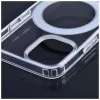 Samsung S25 PLUS készülékhez Mag Cover (MID) tok MagSafe kompatibilis átlátszó