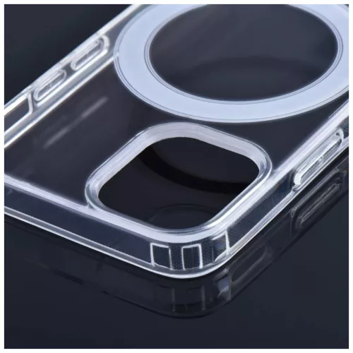 Samsung S25 PLUS készülékhez Mag Cover (MID) tok MagSafe kompatibilis átlátszó