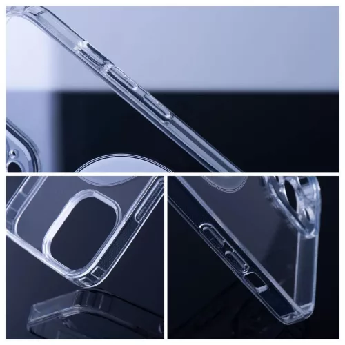 Samsung S25 PLUS készülékhez Mag Cover (MID) tok MagSafe kompatibilis átlátszó