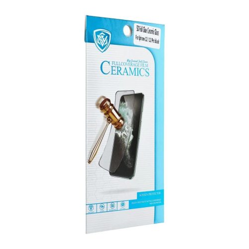 5D Full Glue Ceramic Glass kijelzővédő Motorola G52, G71s, G72 és G82 készülékhez fekete