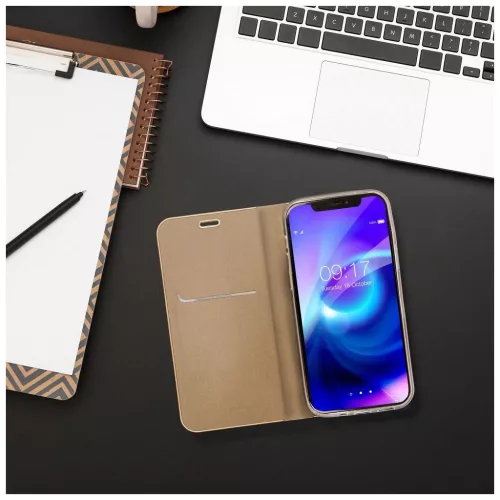 LUNA Book Gold tok Xiaomi Redmi 14C készülékhez arany