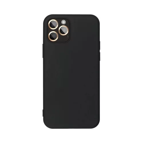Samsung S25 Plus készülékhez szilikon tok, fekete