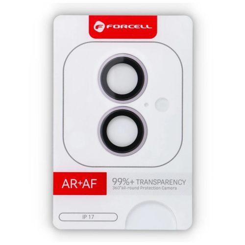 Forcell Premium kamera üvegfólia iPhone 17 készülékhez világoslila
