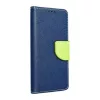 FANCY könyvtok XIAOMI Redmi Note 13 Pro 5G készülékhez tengerészkék / limezöld