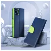 FANCY könyvtok XIAOMI Redmi Note 13 Pro 5G készülékhez tengerészkék / limezöld