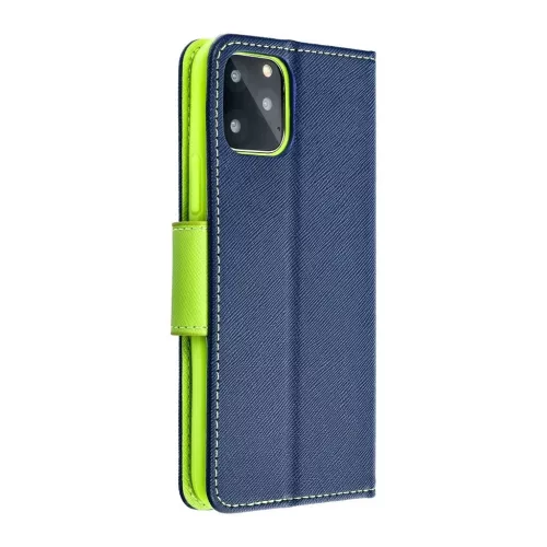 FANCY könyvtok XIAOMI Redmi Note 13 Pro 5G készülékhez tengerészkék / limezöld
