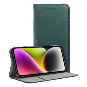   SMART MAGNETO könyvtok XIAOMI Redmi 14c készülékhez sötétzöld