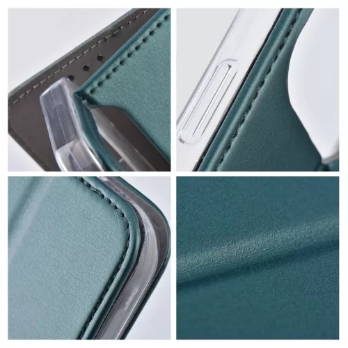 SMART MAGNETO könyvtok XIAOMI Redmi 14c készülékhez sötétzöld