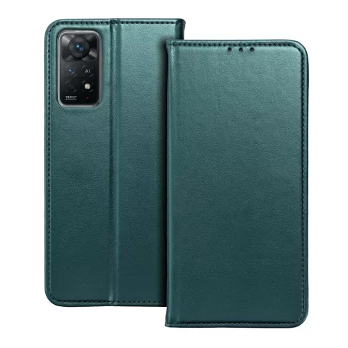 SMART MAGNETO könyvtok XIAOMI Redmi 14c készülékhez sötétzöld