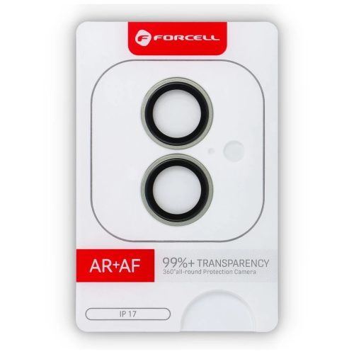 Forcell Premium kamera védőüveg iPhone 17 készülékhez világoszöld