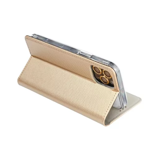 SMART CASE Book tok XIAOMI Redmi Note 12 Pro 5G készülékhez arany