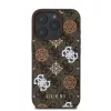 GUESS MagSafe-kompatibilis tok iPhone 16 Pro készülékhez GUHMP16LP4PWPW PU Peony on 4G Background barna