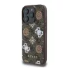 GUESS MagSafe-kompatibilis tok iPhone 16 Pro készülékhez GUHMP16LP4PWPW PU Peony on 4G Background barna