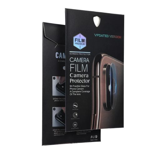 5D Full Glue kamera lencsevédő edzett üveg iPhone 17 Pro készülékhez átlátszó