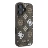 GUESS PU Peony on 4G Background telefontok iPhone 16 készülékhez MagSafe-kompatibilis barna