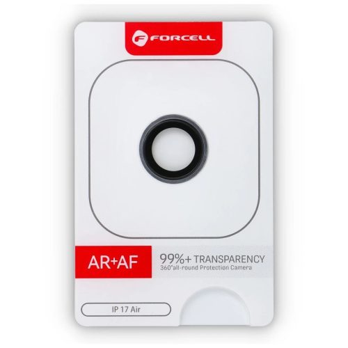 Forcell Premium kameravédő üvegfólia iPhone 17 Air készülékhez ezüst