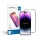 iPhone 14 Pro Max készülékhez edzett üveg kijelzővédő Blue Star 5D teljes ragasztással fekete
