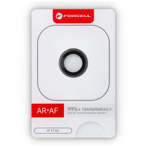 iPhone 17 Air készülékhez Forcell Premium kameralencsevédő üveg arany