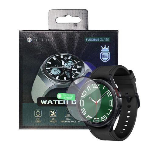 Bestsuit Flexible Hybrid Glass kijelzővédő Samsung Galaxy Watch 6 Classic 47mm készülékhez