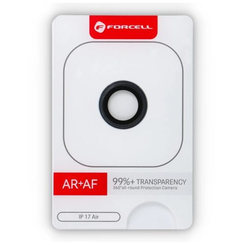 Forcell Premium iPhone 17 készülékhez kamera lencsevédő üveg szürke